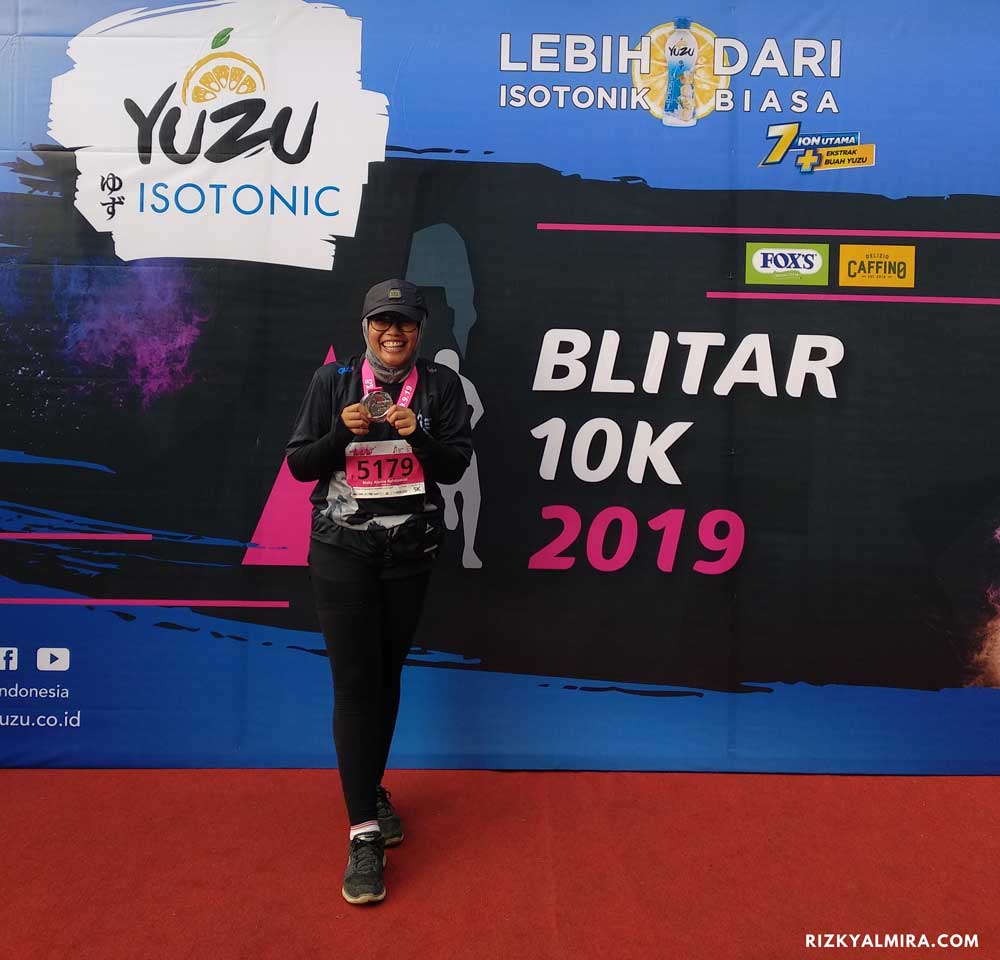 Pertama Kali Ikut Lomba Lari Blitar 10K. Dokumen pribadi Rizky Almira